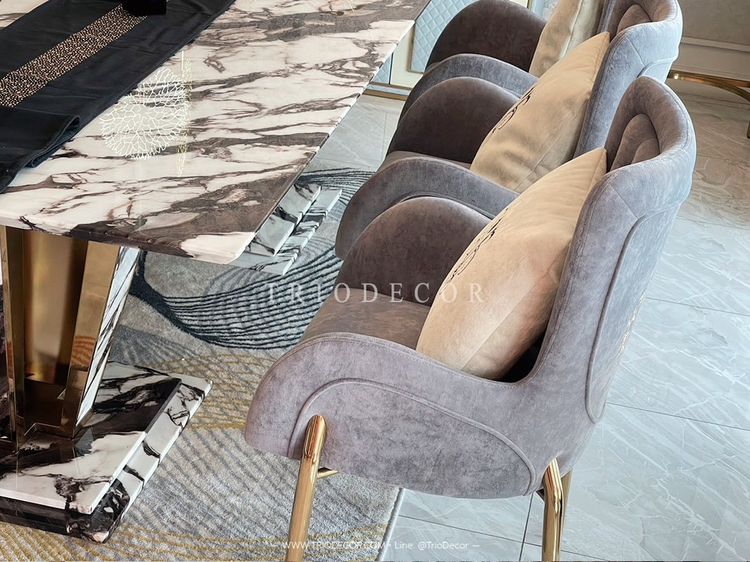 ANGELINA Light Luxury Dining Chair เก้าอี้ รุ่น แองเจลินา รูปที่ 8