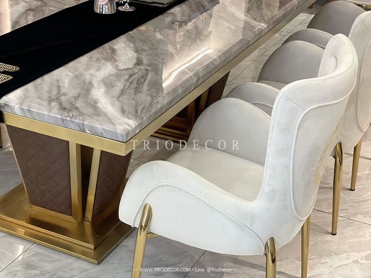 ANGELINA Light Luxury Dining Chair เก้าอี้ รุ่น แองเจลินา รูปที่ 5