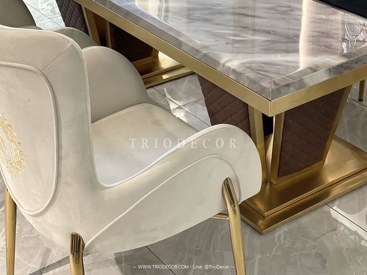 ANGELINA Light Luxury Dining Chair เก้าอี้ รุ่น แองเจลินา รูปที่ 3