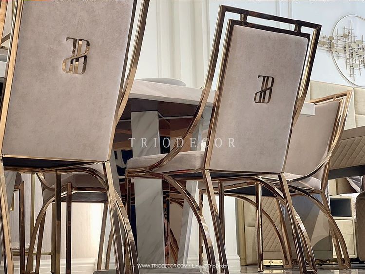 ESTELLE Light Luxury Dining Chair เก้าอี้โต๊ะอาหาร รุ่น เอสเทล รูปที่ 4