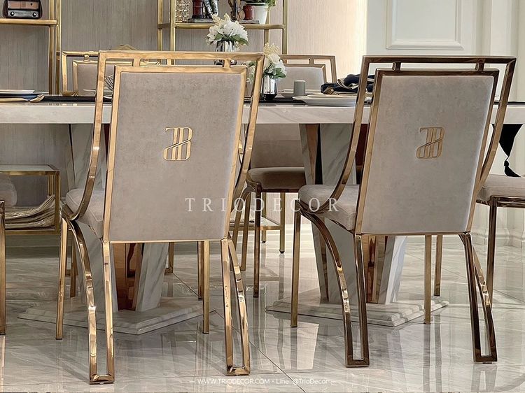 ESTELLE Light Luxury Dining Chair เก้าอี้โต๊ะอาหาร รุ่น เอสเทล รูปที่ 6