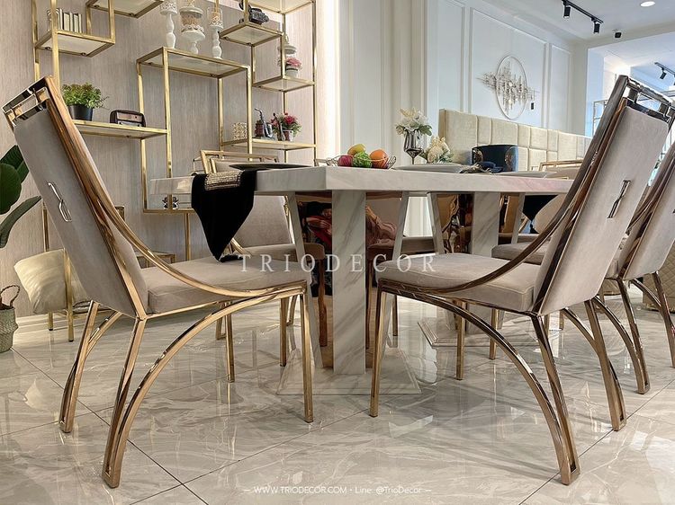 ESTELLE Light Luxury Dining Chair เก้าอี้โต๊ะอาหาร รุ่น เอสเทล รูปที่ 2