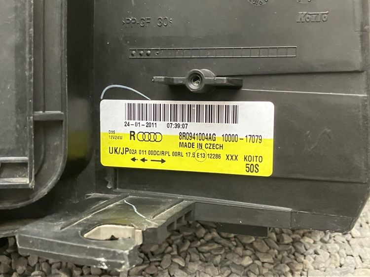 ไฟหน้า Audi Q5 ข้างขวา โฉม8R รุ่นแรก ก่อนMinorChange ปี 2008 2009 2010 2011 ของแท้ มือสอง รูปที่ 2