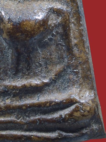 พระชุดเบญจ พระผงสุพรรณ พิมพ์หน้าแก่ เก่า รูปที่ 18