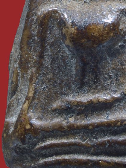 พระชุดเบญจ พระผงสุพรรณ พิมพ์หน้าแก่ เก่า รูปที่ 16