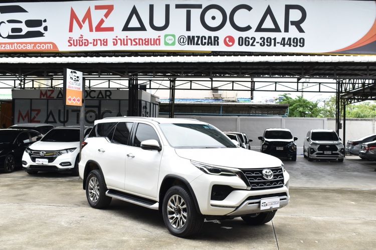 Toyota Fortuner 2021 2.4 V Utility-car ดีเซล ไม่ติดแก๊ส ขาว รูปที่ 2