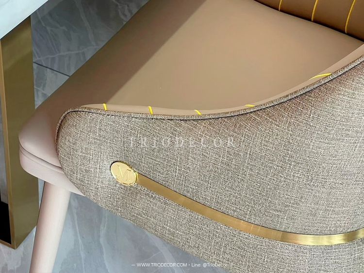 POSNER luxurious Italian chair เก้าอี้นั่งกินข้าว เก้าอี้โต๊ะอาหาร เก้าอี้โมเดิร์น DiningChair รุ่น พอสเนอ รูปที่ 9
