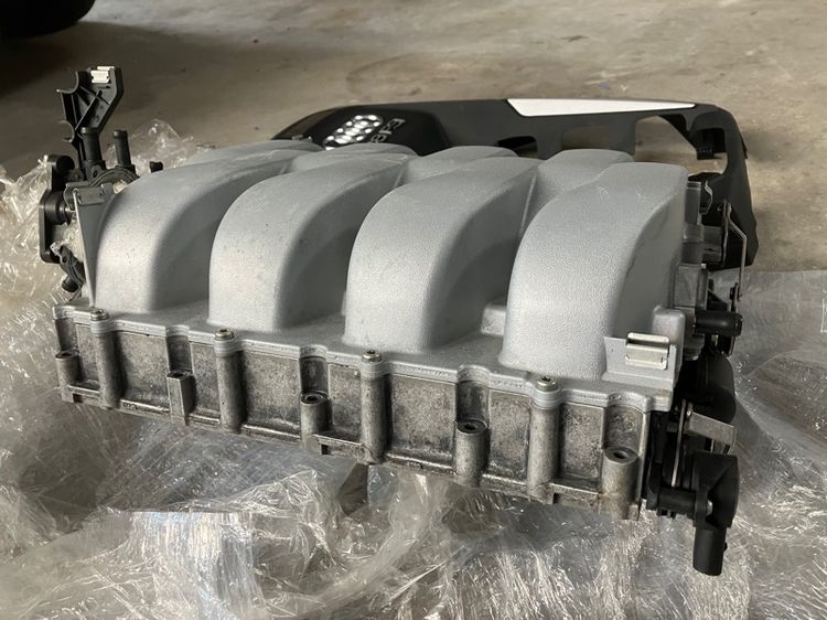 อะไหล่ AUDI V8 4.2 FSi ท่อร่วมไอดี เซนเซอร์ ฝาครอบเครื่องยนต์ Audi A5 A6 A8 S6 Flex ไอดี แน่นทุกตัว ของแท้ มือสอง ปัญหาเร่งไม่ขึ้น รูปที่ 13