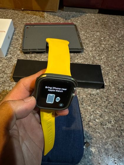 ขายApple Watchซีรี่6สีดำ44MM มีกล่องสวยๆมากใช้งานดีถูกมากกก รูปที่ 2