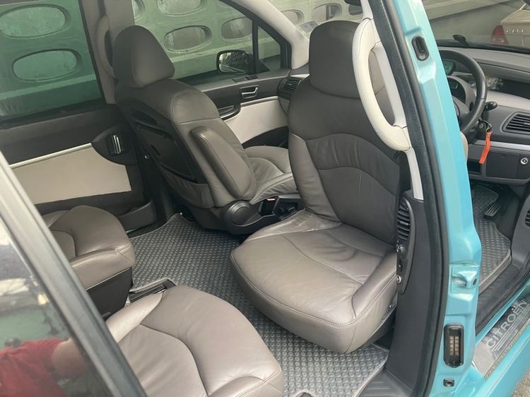 เบาะคนขับ Citroen C8 หนังแท้ติดรถ โต๊ะพับหลังเบาะ ที่ท้าวแขน Airbag ข้างเบาะ พร้อมราง ปรับหมุนกลับได้ Peugeot 807 รูปที่ 16