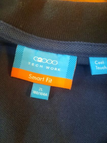 เสื้อคอปก G2000 แท้ มือ 2 ใส่ครั้งเดียว สีกรม สภาพดี ส่งฟรี รูปที่ 6