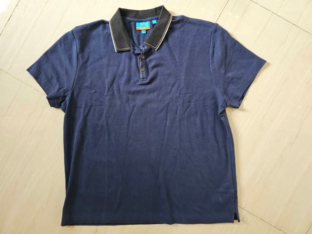 เสื้อคอปก G2000 แท้ มือ 2 ใส่ครั้งเดียว สีกรม สภาพดี ส่งฟรี