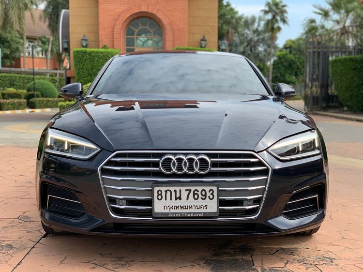 Audi Audi A5  2019 2.0 Quattro 4WD Sedan เบนซิน เกียร์อัตโนมัติ น้ำเงิน รูปที่ 2
