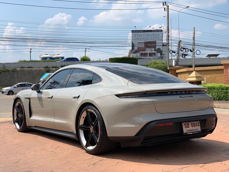 Porsche Taycan 2021 4S 4WD Sedan ไฟฟ้า เกียร์อัตโนมัติ เทา รูปที่ 4