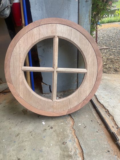 จั่ววงกบกลม พร้อมบาน พร้อมกระจก รับผลิตตามแบบ ตามขนาด ผลิตตรงจากโรงงานของเราเอง มีบริการขนส่งทั่วไทย รูปที่ 5