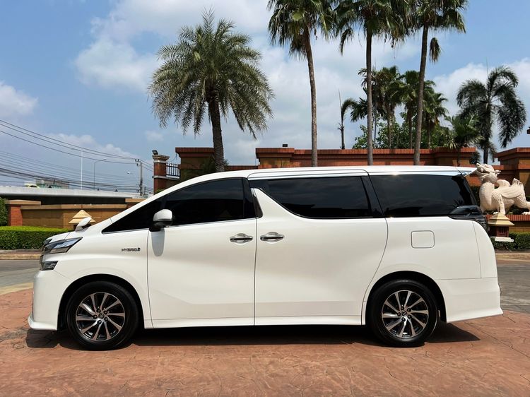 Toyota Vellfire 2015 2.5 Hybrid ZR G Edition E-Four 4WD Van เบนซิน เกียร์อัตโนมัติ ขาว รูปที่ 3