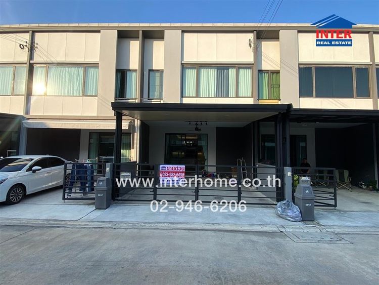 ทาวน์เฮ้าส์ 2 ชั้น 17.5 ตร.ว. หมู่บ้านพลีโน่ บางนา-วงแหวน ถนนกาญจนาภิเษก ถนนเลียบมอเตอร์เวย์ บางพลี สมุทรปราการ