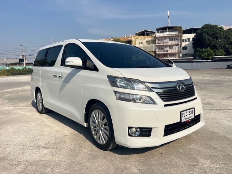 Toyota Vellfire 2013 2.4 V Van เบนซิน เกียร์อัตโนมัติ ขาว รูปที่ 3