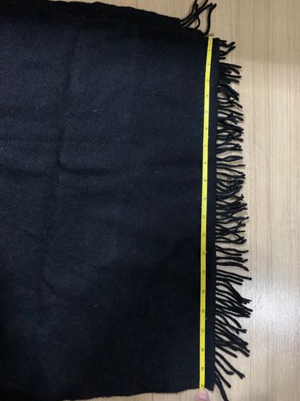 ผ้าพันคอแคชเมียร์ HEATTECH  ผ้านุ่ม สีดำ คลุมไหล่ คลุมคอ เหมาะกับไปที่อากาศหนาว ช่วยให้อุ่นได้ดี  ใช้ได้ทั้งผู้หญิงและผู้ชาย    รูปที่ 8