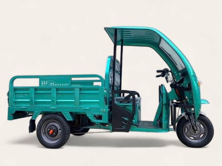 รถสามล้อไฟฟ้า 2025  กระบะบรรทุก ขนาดใหญ่ ยกดั้มได้ พร้อมหลังคาครึ่งคัน มอเตอร์ 1500 w.  รุ่น RT Per 1500     ขนาดรถ กว้าง 100cm. ยาว 290 cm  รูปที่ 7