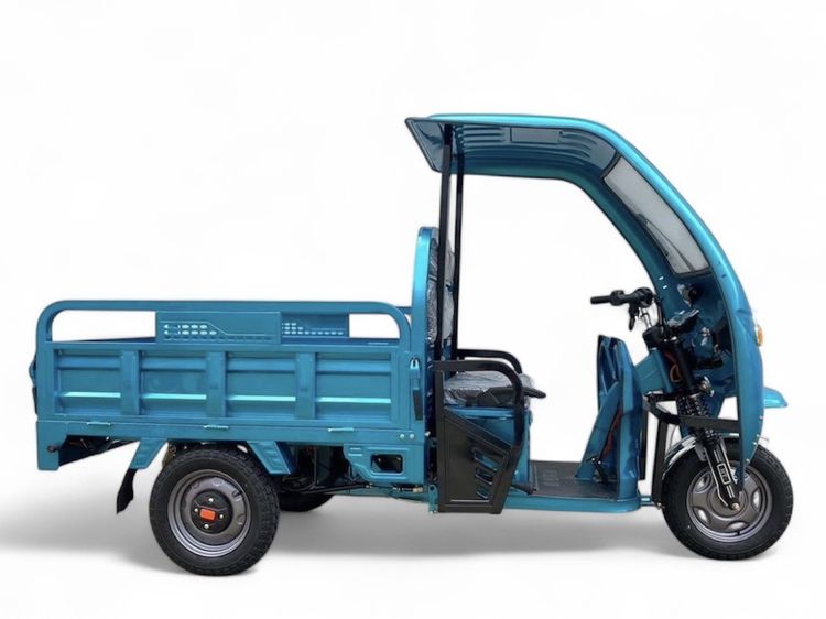 รถสามล้อไฟฟ้า 2025  กระบะบรรทุก ขนาดใหญ่ ยกดั้มได้ พร้อมหลังคาครึ่งคัน มอเตอร์ 1500 w.  รุ่น RT Per 1500     ขนาดรถ กว้าง 100cm. ยาว 290 cm  รูปที่ 8
