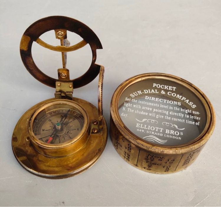 ❗️เข็มทิศโบราณ ใช้งานปกติ ของสะสมเก่าของเก่า 