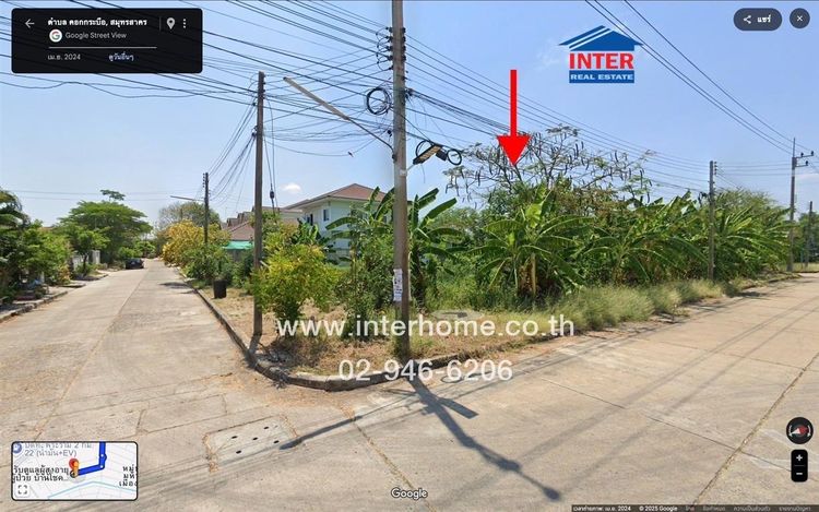 ที่ดินเปล่า 104.6 ตร.ว. ที่ดินเปล่า ใกล้ตลาดสดมหาชัยเมืองใหม่ ซอย5-06 ถนนพระราม2 ถนนเอกชัย เมืองสมุทรสาคร สมุทรสาคร