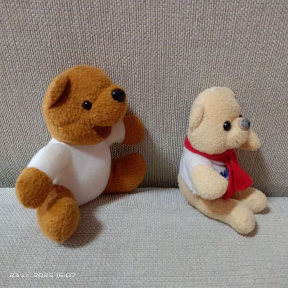 ตุ๊กตาหมีน้อยคู่ แบบน่ารักๆ 2 ตัว 50 บาท มือสองสภาพดี ขายถูกๆค่ะ รูปที่ 2