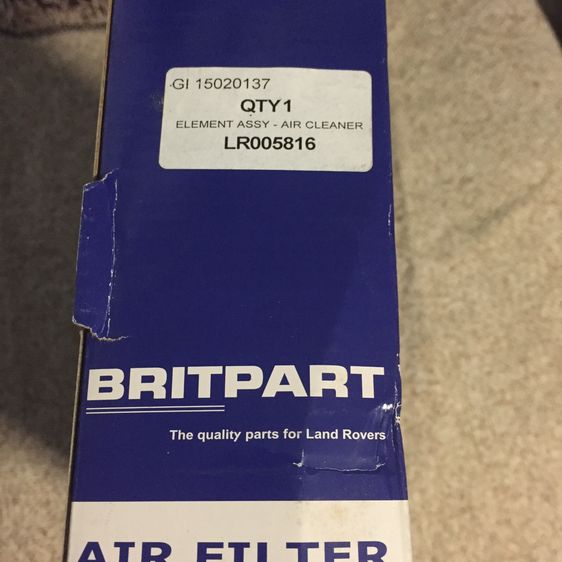 Land Rover ใส้กรองน้ำมันเครื่อง และกรองอากาศ รูปที่ 2