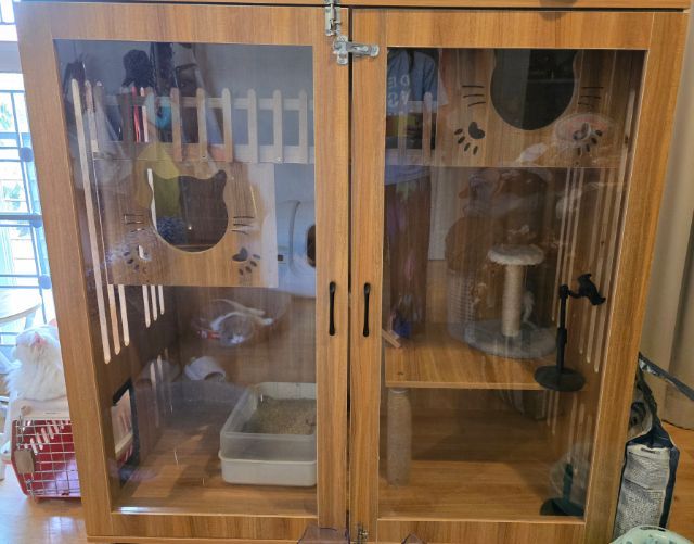 บ้านแมว สภาพสวย ขนาดใหญ่  ประกอบแล้ว รูปที่ 2