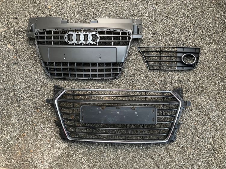 อะไหล่ Audi TT TTS MK2 MK3 กระจังหน้า ตะแกรง ไฟสปอร์ตไลท์ ขวา ของแท้ มือสอง สภาพดี