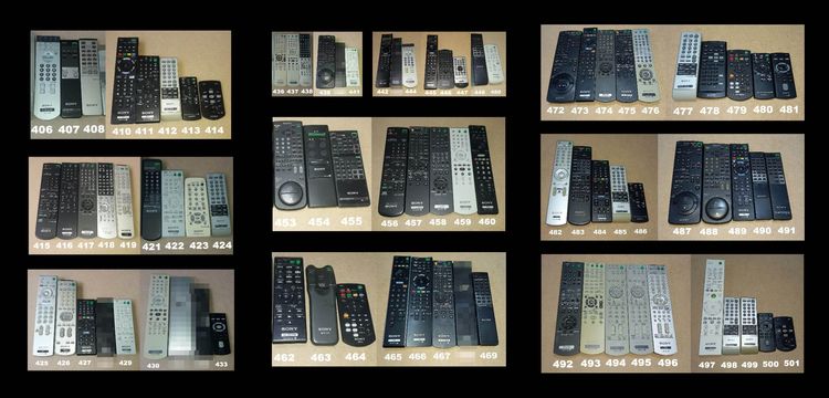 SONY REMOTE (1-501) รีโมท โซนี่ เครื่องเสียง DVD VCD CD TAPE VDO LASER DISC BLU RAY แผ่นเสียง TV  รูปที่ 8