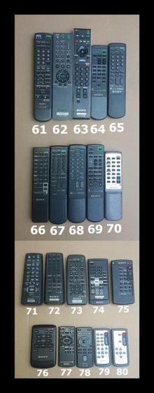 SONY REMOTE (1-501) รีโมท โซนี่ เครื่องเสียง DVD VCD CD TAPE VDO LASER DISC BLU RAY แผ่นเสียง TV  รูปที่ 3