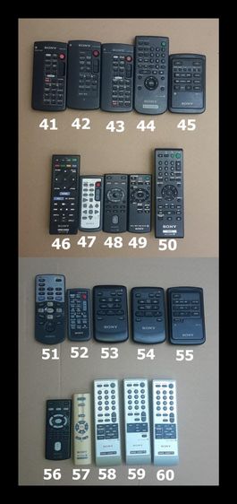 SONY REMOTE (1-501) รีโมท โซนี่ เครื่องเสียง DVD VCD CD TAPE VDO LASER DISC BLU RAY แผ่นเสียง TV  รูปที่ 2