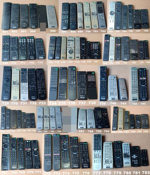 SONY REMOTE (503-978) รีโมท โซนี่ เครื่องเสียง DVD VCD CD TAPE VDO LASER DISC BLU RAY แผ่นเสียง TV รูปที่ 2