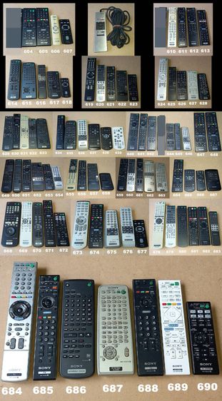 SONY REMOTE (503-978) รีโมท โซนี่ เครื่องเสียง DVD VCD CD TAPE VDO LASER DISC BLU RAY แผ่นเสียง TV รูปที่ 3