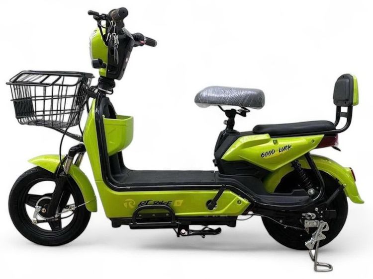 จักรยานไฟฟ้ารุ่นใหม่ 2025 มอเตอร์แรง 650w. มีพักเท้า มีไฟเลี้ยว ราคาประหยัด ดีไซน์สวย  โครงสร้างแข็งแรง มีที่ซ้อน  มีโช๊คหน้าหลังช่วยซับแรงก รูปที่ 2