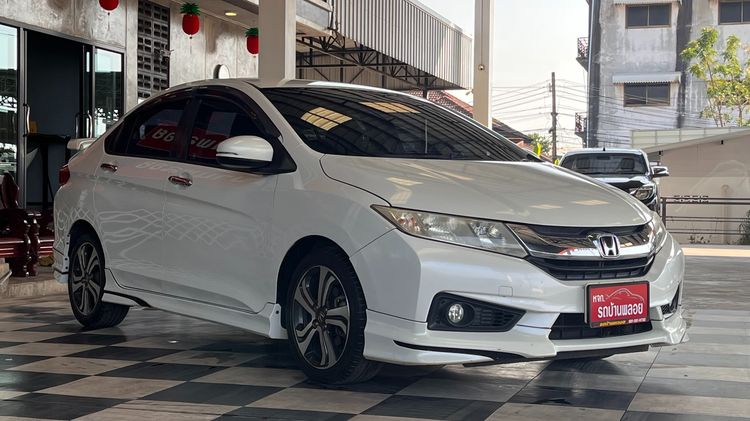 Honda City 2016 1.5 Sv i-VTEC Sedan เบนซิน ไม่ติดแก๊ส เกียร์อัตโนมัติ ขาว รูปที่ 3