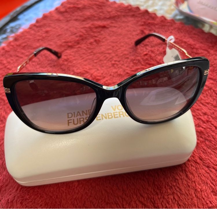 แว่นกันแดด sunglasses ยี่ห้อ DIANE VON FURSTENBERG รูปที่ 4