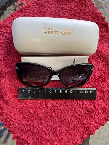 แว่นกันแดด sunglasses ยี่ห้อ DIANE VON FURSTENBERG รูปที่ 5