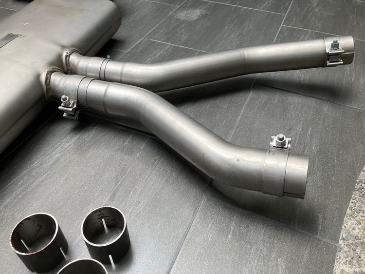 ท่อไอเสีย Porsche Cayenne 958 Prefacelift 4.8S V8 Turbo 368KW , 294KW , 3.0S Hybrid Stainlessแท้ SPEEDART Remus 2010 2011 2012 2013 รูปที่ 3