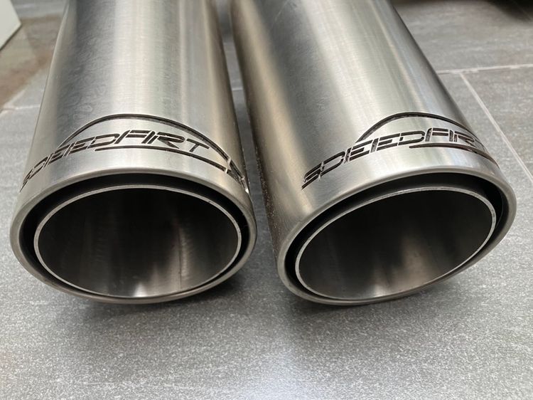 ท่อไอเสีย Porsche Cayenne 958 Prefacelift 4.8S V8 Turbo 368KW , 294KW , 3.0S Hybrid Stainlessแท้ SPEEDART Remus 2010 2011 2012 2013 รูปที่ 12