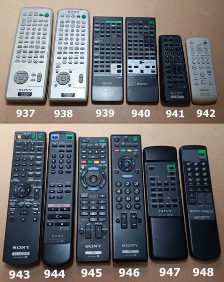 SONY REMOTE (503-978) รีโมท โซนี่ เครื่องเสียง DVD VCD CD TAPE VDO LASER DISC BLU RAY แผ่นเสียง TV รูปที่ 13