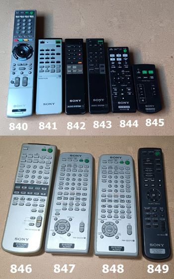 SONY REMOTE (503-978) รีโมท โซนี่ เครื่องเสียง DVD VCD CD TAPE VDO LASER DISC BLU RAY แผ่นเสียง TV รูปที่ 7