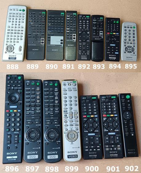SONY REMOTE (503-978) รีโมท โซนี่ เครื่องเสียง DVD VCD CD TAPE VDO LASER DISC BLU RAY แผ่นเสียง TV รูปที่ 9