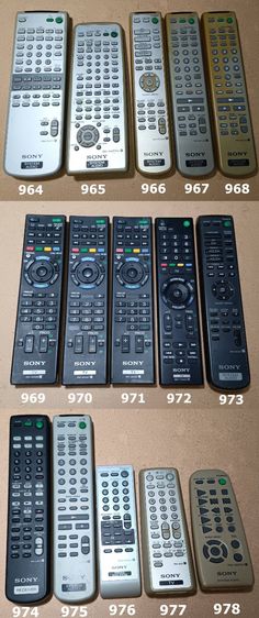SONY REMOTE (503-978) รีโมท โซนี่ เครื่องเสียง DVD VCD CD TAPE VDO LASER DISC BLU RAY แผ่นเสียง TV รูปที่ 15