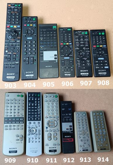 SONY REMOTE (503-978) รีโมท โซนี่ เครื่องเสียง DVD VCD CD TAPE VDO LASER DISC BLU RAY แผ่นเสียง TV รูปที่ 10