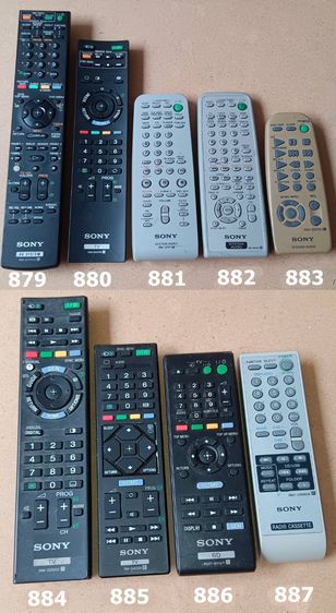 SONY REMOTE (503-978) รีโมท โซนี่ เครื่องเสียง DVD VCD CD TAPE VDO LASER DISC BLU RAY แผ่นเสียง TV รูปที่ 8