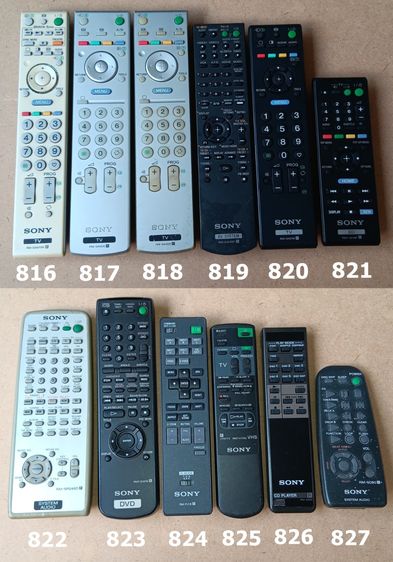 SONY REMOTE (503-978) รีโมท โซนี่ เครื่องเสียง DVD VCD CD TAPE VDO LASER DISC BLU RAY แผ่นเสียง TV รูปที่ 5