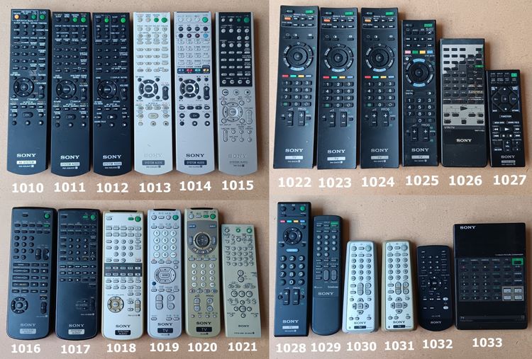 SONY REMOTE (980-1079) รีโมท โซนี่ เครื่องเสียง DVD VCD CD TAPE VDO LASER DISC BLU RAY แผ่นเสียง TV รูปที่ 3